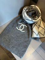 Beanie hat and a matching scarf set