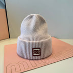mm Knit Beanie in pink