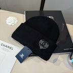 C/C Knit Beanie in black