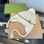 knit trapper beanie