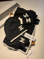 Knit Accessories Set (Beanie, Scarf, Gloves)