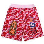 BAPE Double-Hat Big ABC Camo Shark Shorts
