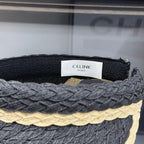 Woven Straw Visor Hat - Summer Sun Protection & Beach Accessory