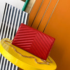 Shoulder Bag in Red