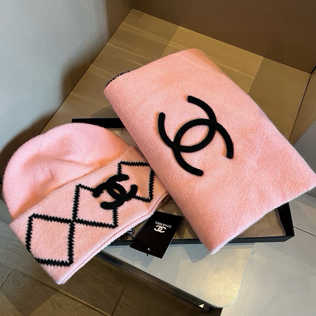 Beanie and Scarf Set 2PCS
