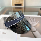 Monogram Sun Shield Visor in Elevated Navy Blue