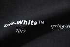 Off White Logo Drawstring Hoodie