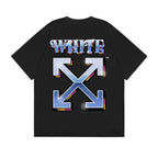 OFF WHITE Alphabet Arrow Pattern T-Shirts