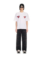 OFF WHITE Scorpio Skate Cotton Graphic T-Shirt