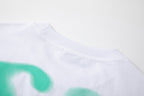 OFF WHITE Blue Arrow logo back T-Shirts