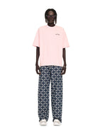OFF WHITE logo-print Pink T-shirt