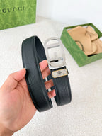 Premium Automatic Buckle Leather Belt - Full Grain Genuine Hide