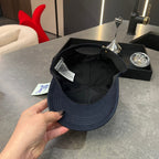 Essential Navy Cap with Embroidered Detailing