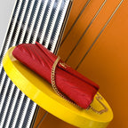 Shoulder Bag in Red