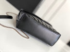 Quilted Leather Chain Shoulder Bag