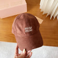 M/M Baseball Cap with Logo Embroidery