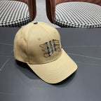 Classic Heritage Embroidered Baseball Cap - Adjustable Khaki Hat