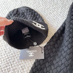 C&C Set of Beanie and Scarf in Black