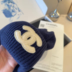 A Knit Beanie Blue