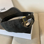 Washed black cotton cap with tonal embroidered emblem
