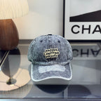 Vintage Washed Denim Baseball Cap - Distressed Streetwear Hat
