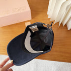 M/M Baseball Cap with Logo Embroidery