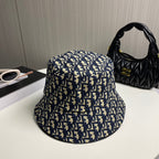 Classic Monogram Embroidered Bucket Hat - Premium Cotton Sun Hat