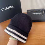 C/C Knit Beanie in black