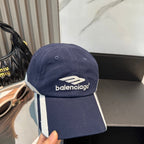 Modern Minimalist Baseball Cap - Embroidered Cotton Unisex Hat