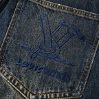 Louis Vuitton Washed Denim Jeans