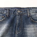 Louis Vuitton Logo-Print Denim Jeans