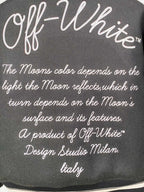 OFF WHITE Embroidered rhinestone filled down cotton jacket baseball uniform