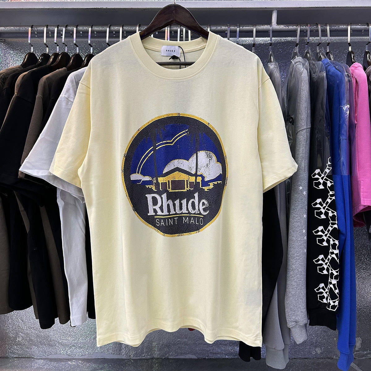 RHUDE Yacht Club Cotton T-shirt
