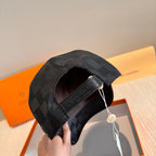Classic Checkerboard Black Baseball Cap