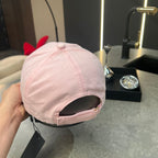 Chic Minimalist Baseball Cap in Soft Pink