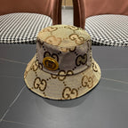 Classic Monogram Canvas Bucket Hat - Premium Unisex Streetwear