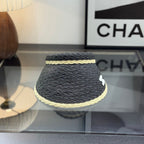 Woven Straw Visor Hat - Summer Sun Protection & Beach Accessory