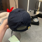 Essential Navy Cap with Embroidered Detailing