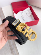 Premium Leather Belts Designer Style width 3.5cm