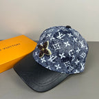 Monogram Denim-Style Baseball Cap