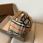 Vintage Check Embroidered Monogram Baseball Cap