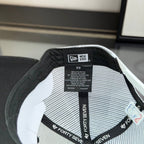 Black & White Mesh Trucker Cap