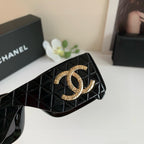 CC Quilted Oversized Sunglasses